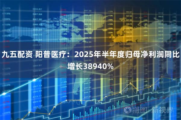 九五配资 阳普医疗：2025年半年度归母净利润同比增长38940%