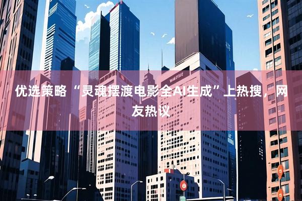 优选策略 “灵魂摆渡电影全AI生成”上热搜，网友热议