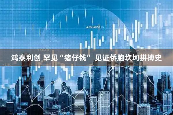 鸿泰利创 罕见“猪仔钱” 见证侨胞坎坷拼搏史